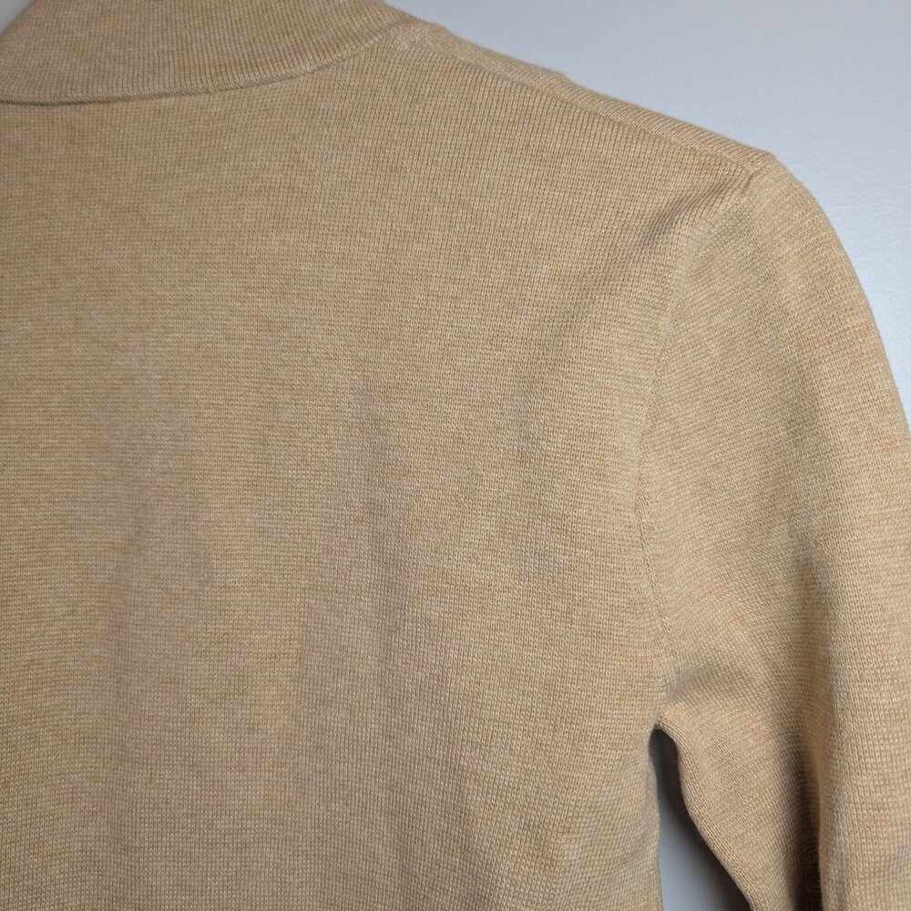 J.Crew Mercantile Women's Size S Camel Brown Sweater Blazer Button Jacket - Picture 8 of 8